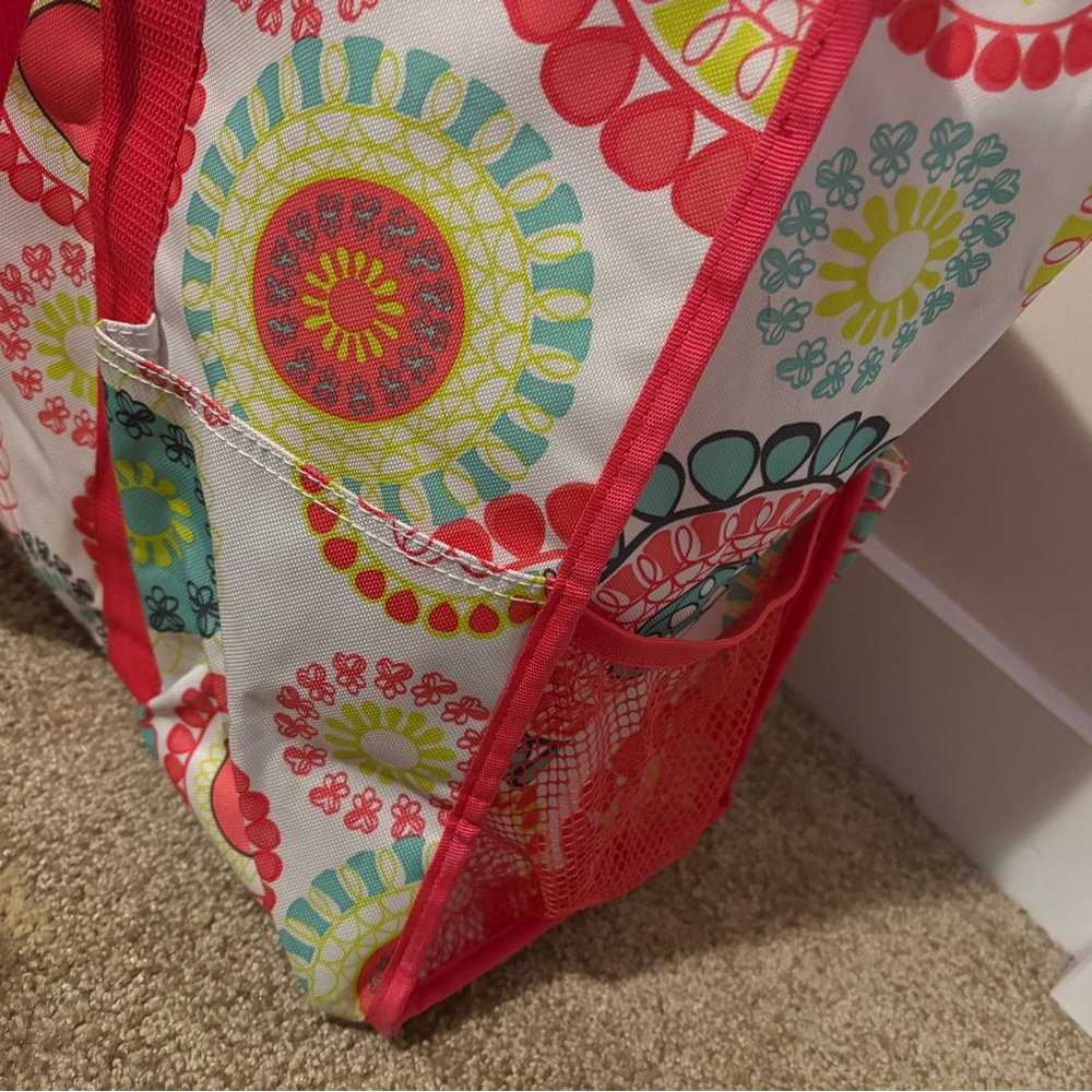 Colorful Patterned Thirty One Tote Bag - Picture 2 of 5